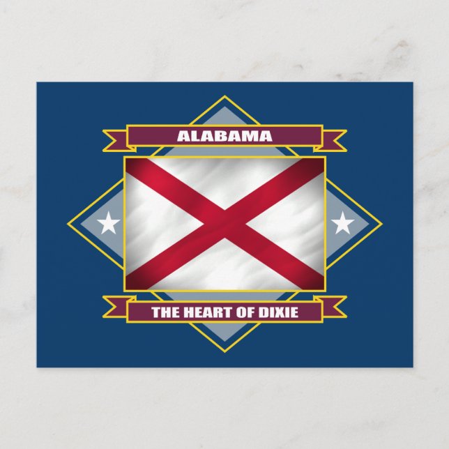 Carte Postale Diamant de l'Alabama (Devant)