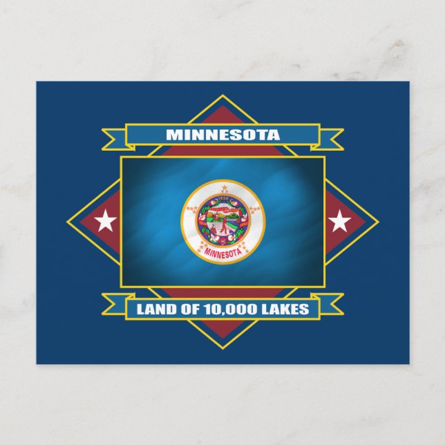 Carte Postale Diamant du Minnesota (Devant)