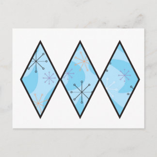 Carte Postale Diamants bleus Cinties