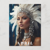 *~ DIAMOND Boho Femmes AP53 AVRIL ANNIVERSAIRE