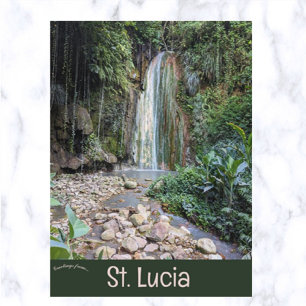 Carte Postale Diamond Botanical Gardens St Lucia