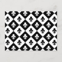 Diamond Fleur De Lis Motif