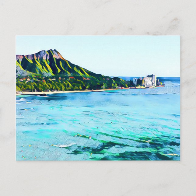 Carte postale Diamond Head (Devant)