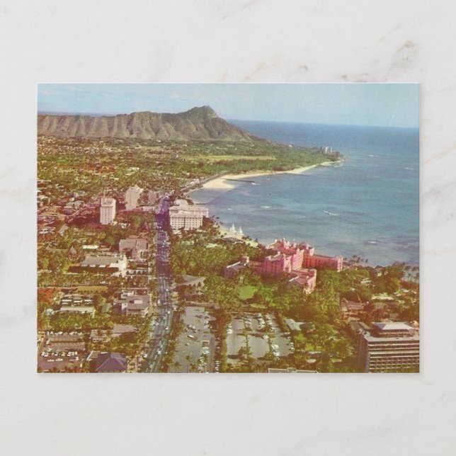 Carte Postale Diamond Head Hawaii (Devant)