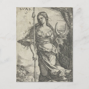 Carte postale Diana Luna Illustration Vintage