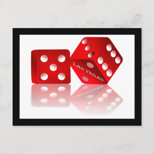 Carte Postale Dice Las Vegas