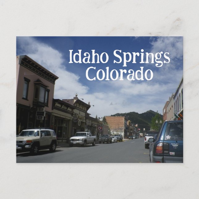 Carte postale d'Idaho Springs Colorado (Devant)
