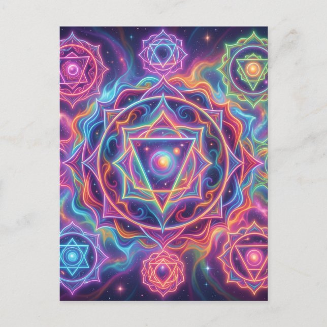 Carte Postale Die 7 Chakren´10 (Devant)