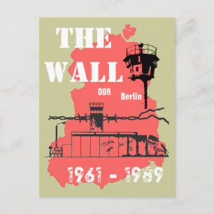 Carte Postale Die Mauer DDR.