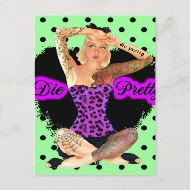 Carte Postale Die Pretty (Devant)