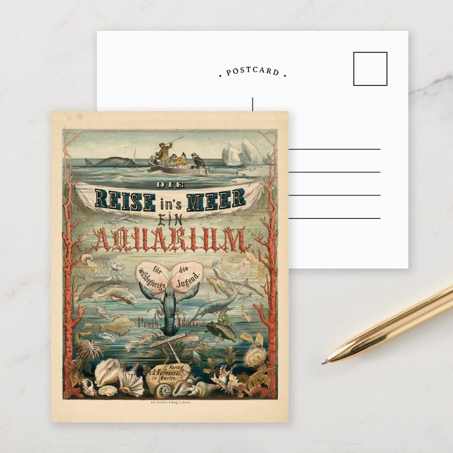 Carte Postale Die Reise in's Meer, Ein Aquarium | Carl Reinhardt (Créateur téléchargé)