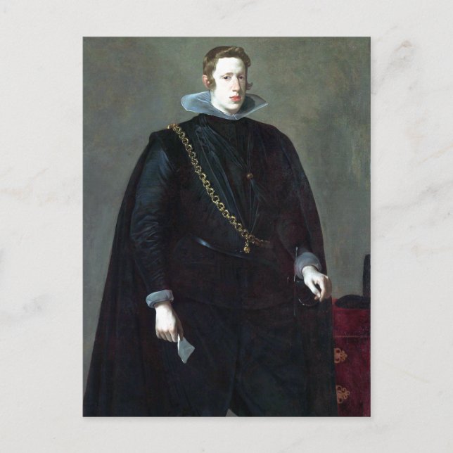 Carte Postale Diego Velázquez Philip IV, Roi d'Espagne (Devant)