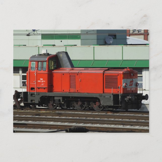Carte Postale Diesel Shunter 2067 097-2 (Devant)