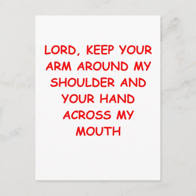 CARTE POSTALE DIEU (Devant)