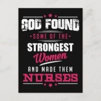 Dieu a fait infirmières Hilarious Profession Desig