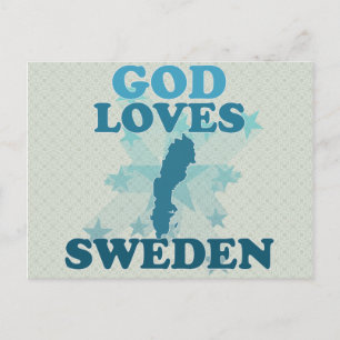 Carte Postale Dieu aime Suède