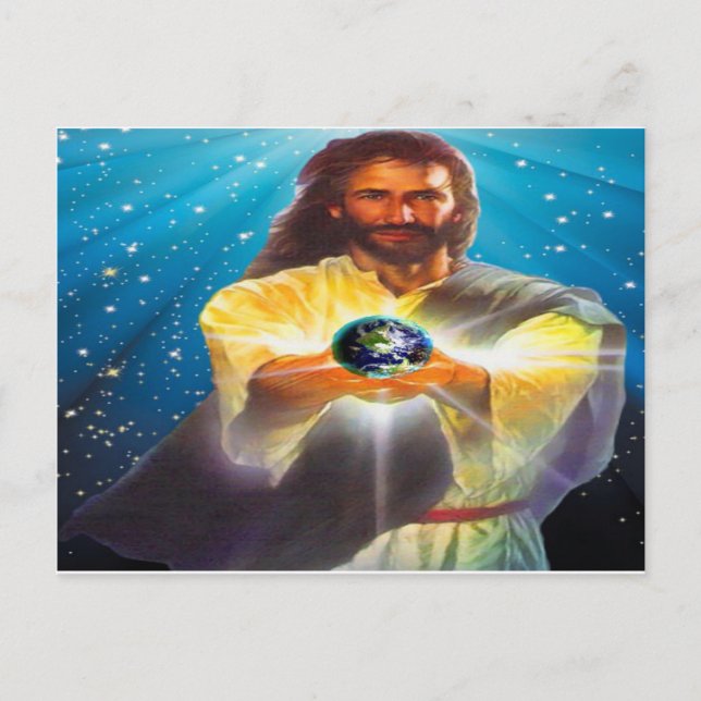 Carte Postale Dieu bénisse le monde (Devant)