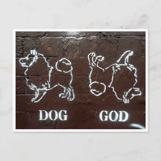Carte Postale dieu chien (Devant)