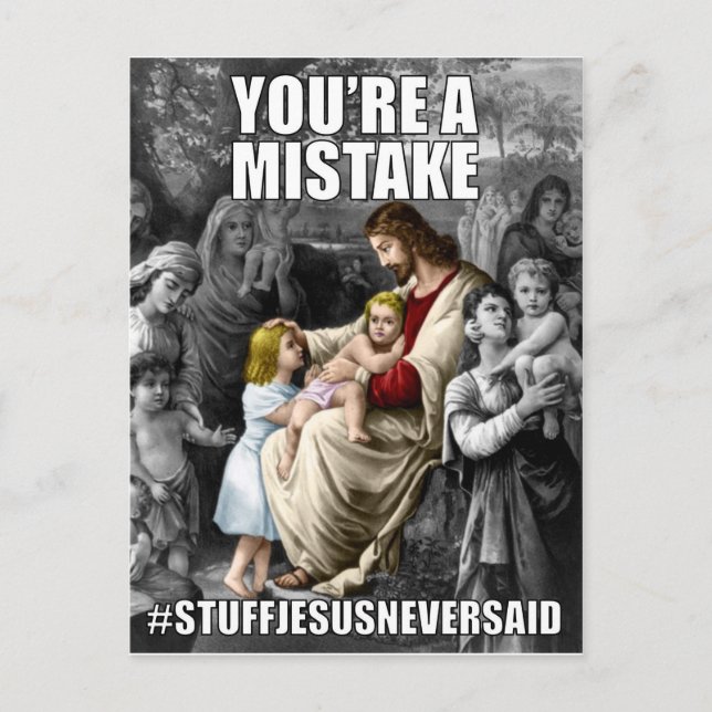 Carte Postale Dieu croit en vous (SJNS) (Devant)