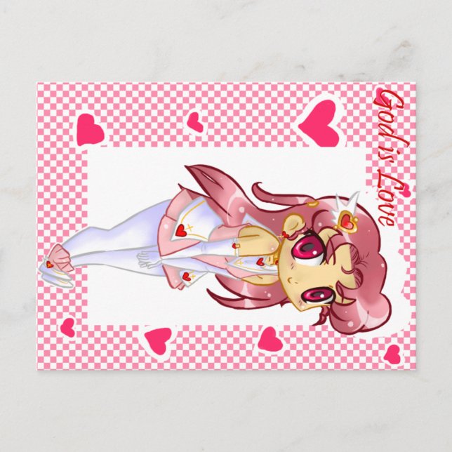 Carte Postale Dieu est amour (Devant)