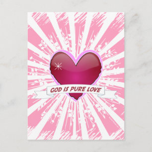 Carte Postale Dieu est Amour Pur