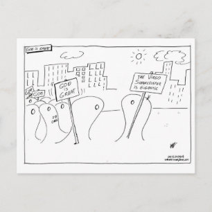 Carte Postale Dieu est grand