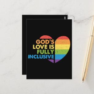 Carte Postale Dieu Gay Chrétien Lgbt