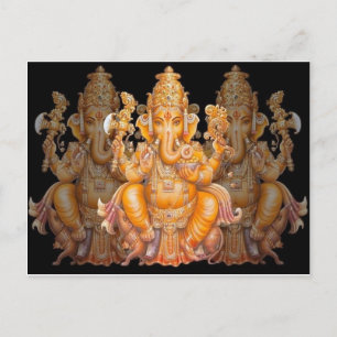 Carte Postale Dieu hindou Ganesh