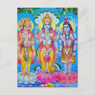 Carte Postale dieu indien