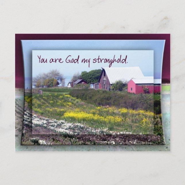 Carte Postale Dieu mon Stronghold (Devant)