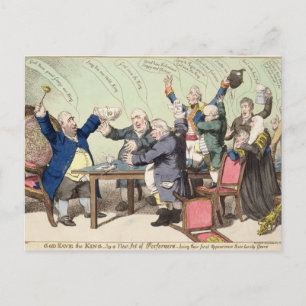 Carte Postale Dieu sauve le roi, par un nouvel ensemble d'artist