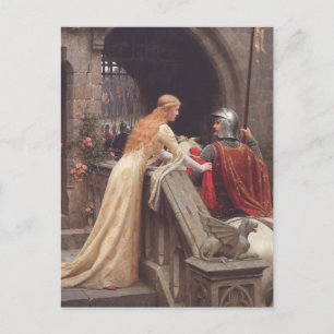Carte Postale Dieu Vitesse ! [Edmund Blair Leighton]