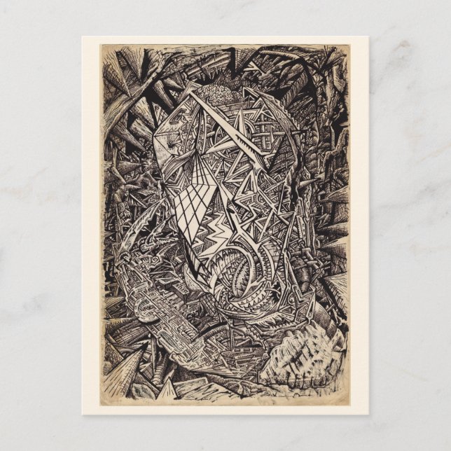 Carte Postale Diffracté (caverne), par Brian Benson (Devant)
