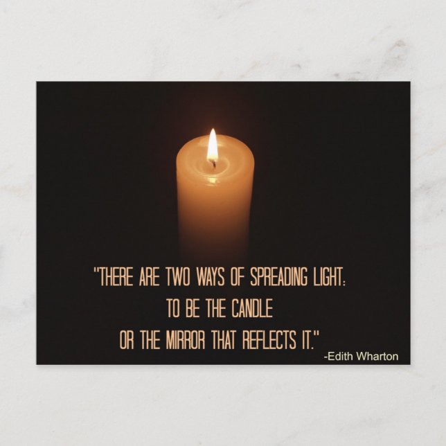 Carte Postale Diffusion de la lumière (Devant)