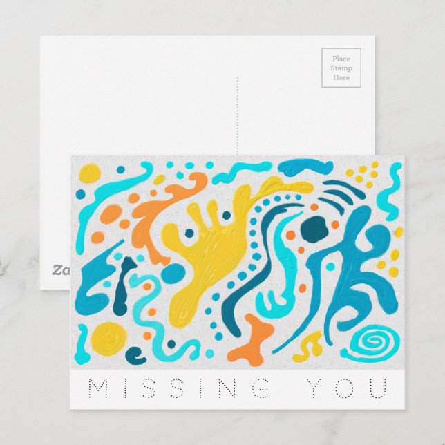 Carte postale Diffusion Manquante (Devant / Derrière)