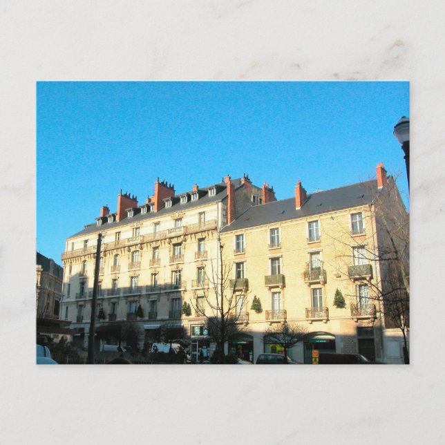 Carte Postale Dijon, maisons de ville (Devant)