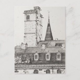 Carte Postale Dijon Rooftops France.2008