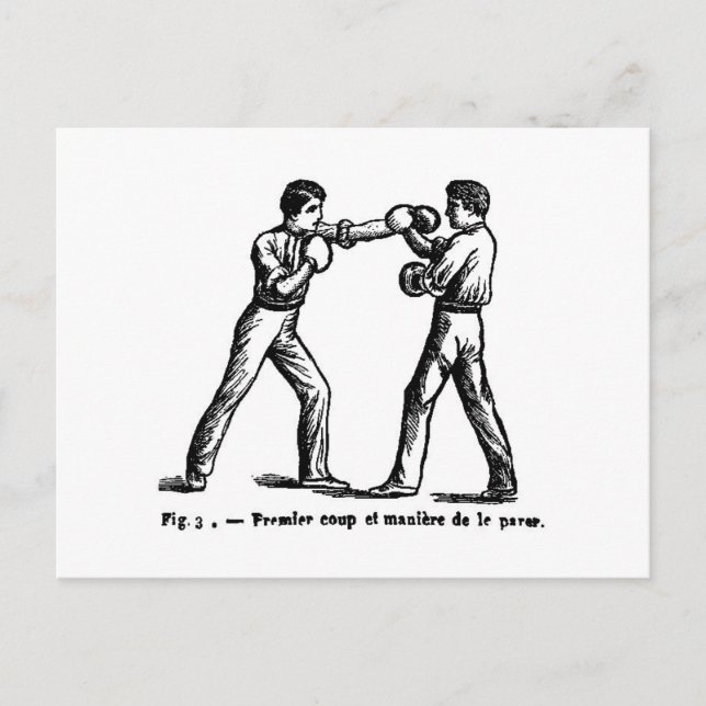 Carte postale d'illustration de boîte antique (Devant)