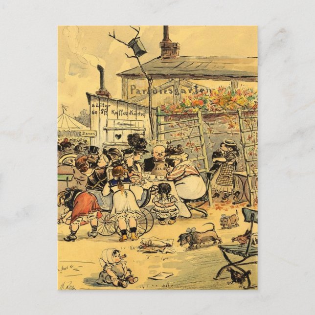Carte Postale Dimanche Plaisirs (Devant)