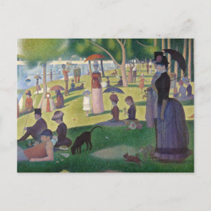 Carte Postale Dimanche sur La Grande Jatte Seurat Peinture