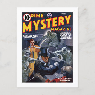 Carte Postale Dime Mystery Magazine (mars 1941)