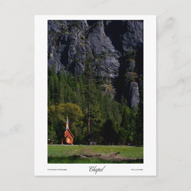 Carte postale d'impression de chapelle (Devant)