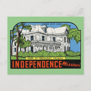 Carte postale d'Independence, Missouri