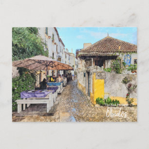 Carte Postale Dîner à Óbidos - Portugal