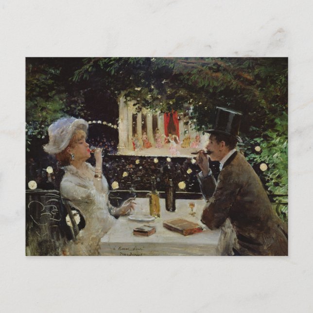 Carte Postale Dîner aux Ambassadeurs, c.1882 (Devant)