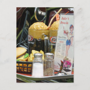 Carte Postale Dîner Fin