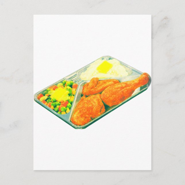 Carte Postale Dîner TV (Devant)