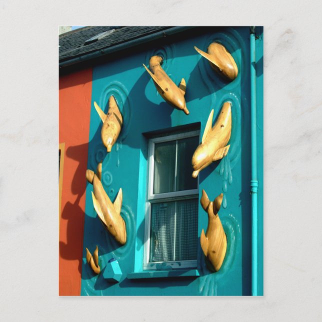 Carte Postale Dingle Dolphins sur Souvenir Shop (Devant)