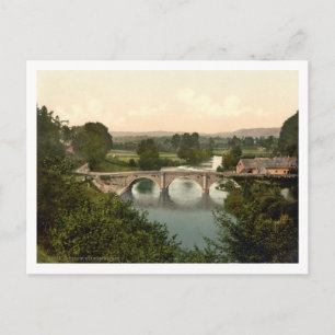 Carte Postale Dinham Bridge I, Ludlow, Shropshire, Angleterre