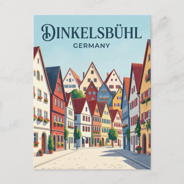 Carte Postale Dinkelsbühl Allemagne (Devant)